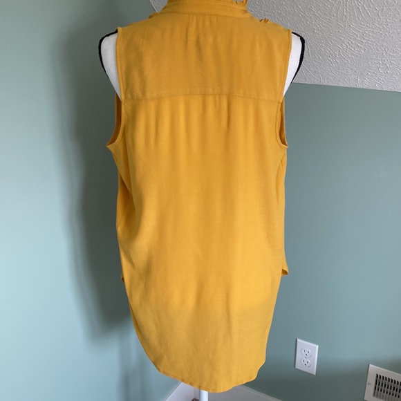 Treasure & Bond Gold Pleated Top - Picture 11 of 14